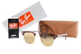 Солнцезащитные очки, Ray Ban Clubmaster 3016-52-20-141-brown