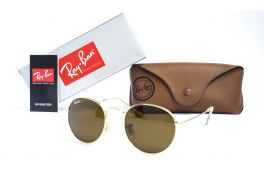 Солнцезащитные очки, Ray Ban Round Metal 3447-brown-g